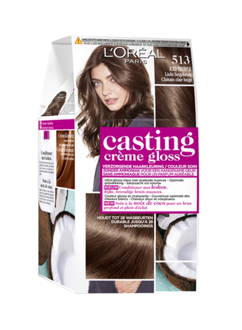 L'Oreal Paris Casting Gloss Kit 513 Iced Truffle Hair Color