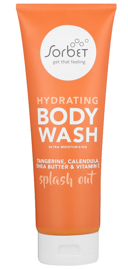 Sorbet Hydrating Body Wash Gel Shea Butter Calendula Oil 400 ml