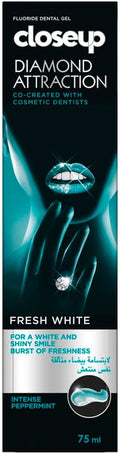 Closeup Diamond Attraction Fresh White Toothpaste Intense Peppermint 75 ml