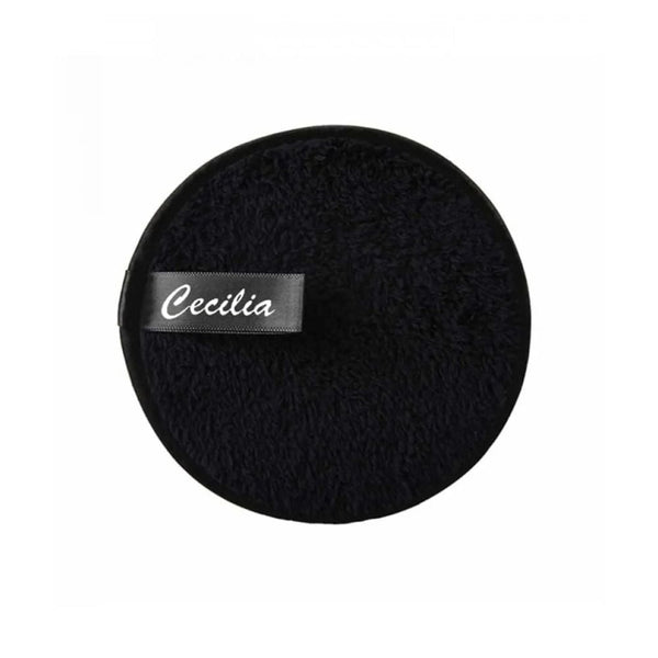 Cecilia Reusable Makeup Remover Towelette Soft Black Fiber