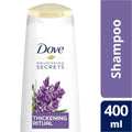 Dove Thickening Ritual Shampoo Lavender Oil Volumizing Formula 400 ml