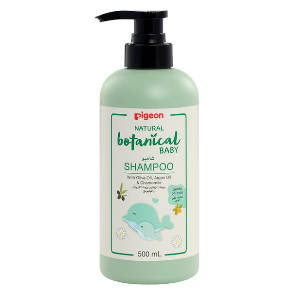 Pigeon Natural Botanical Baby Shampoo Gentle Formula Olive & Argan Oils 500 ml