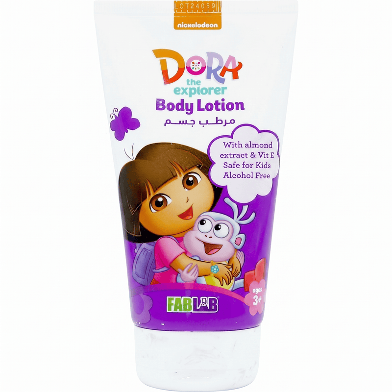Fab Lab Nickelodeon Dora Body Lotion, Lightweight Moisturizer, 150 ml