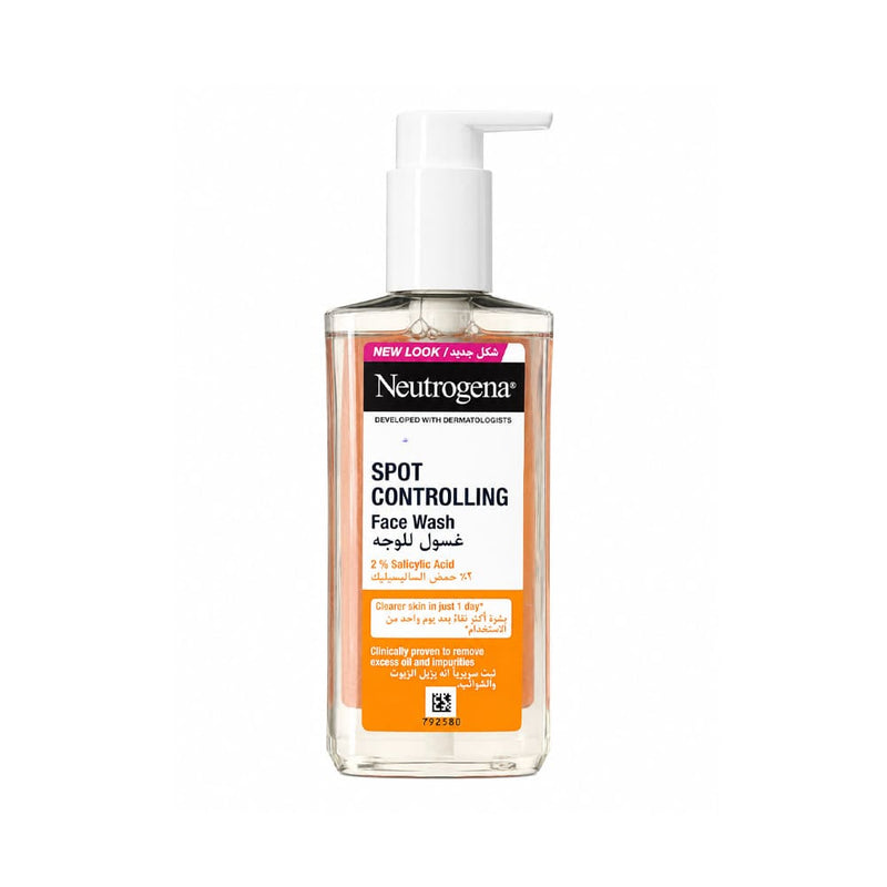 Neutrogena Spot Control Facial Wash Salicylic Acid Blemish-Clearing Cleanser 200ml