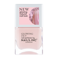 Nails Inc Glow With The Flow Shimmering Sheer Nail Polish Peach
