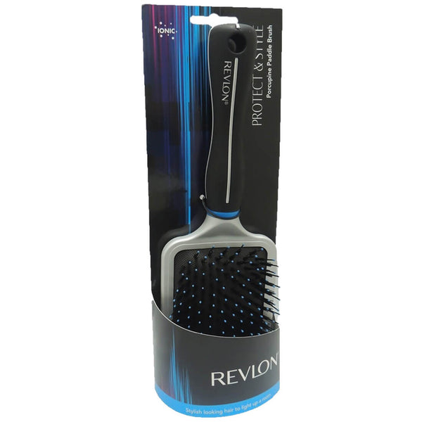 Revlon Protect & Style Square Hair Brush Ionic Conditioning Heat-Resistant 1 Pc