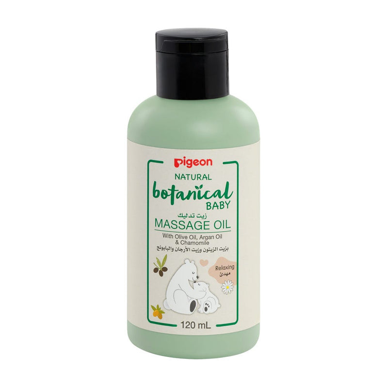 Pigeon Natural Botanical Baby Massage Oil Jojoba Chamomile 120 ml