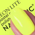 Nails Inc Neon Lite Sunlight Square Neon Pastel Yellow Nail Polish