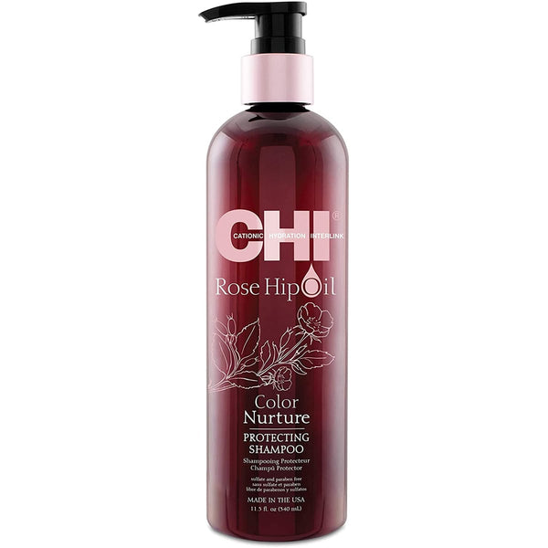 CHI Rose Hip Protecting Shampoo Sulfate-Free Color Care Rose Hip Oil 340 ml