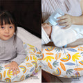 Moon Nursing Support Pillow Rainbow Portable Breastfeeding Cushion with Removable Cover