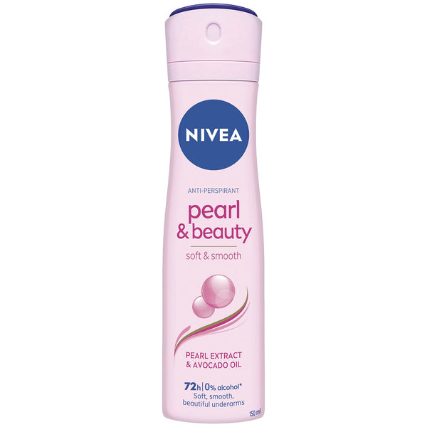 NIVEA Pearl & Beauty Women Deodorant Spray, Long-Lasting Freshness