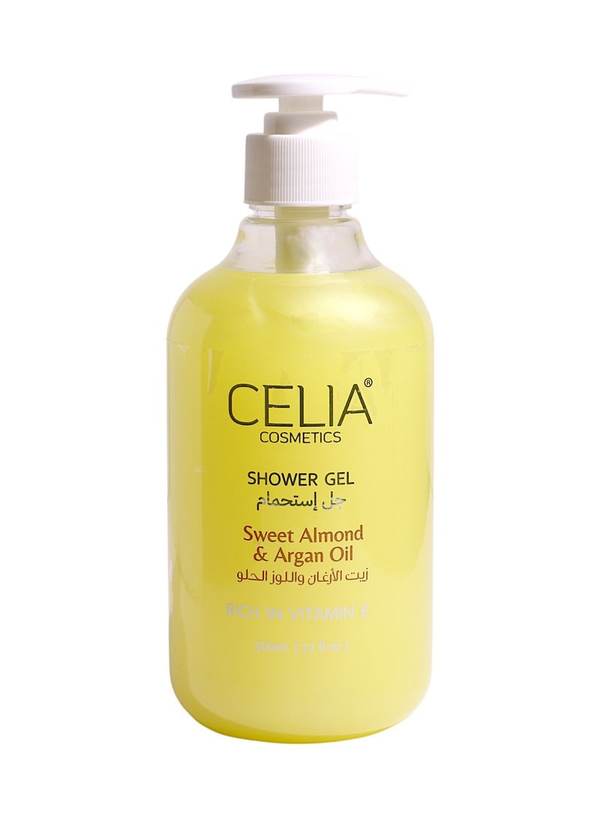 Celia Shower Gel Sweet Almond and Argan Oil Gentle Cleansing 500 ml