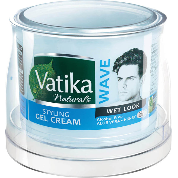 Dabur Vatika Gel Cream Wet Look Hair Styling Cream Strong Hold 250 ml