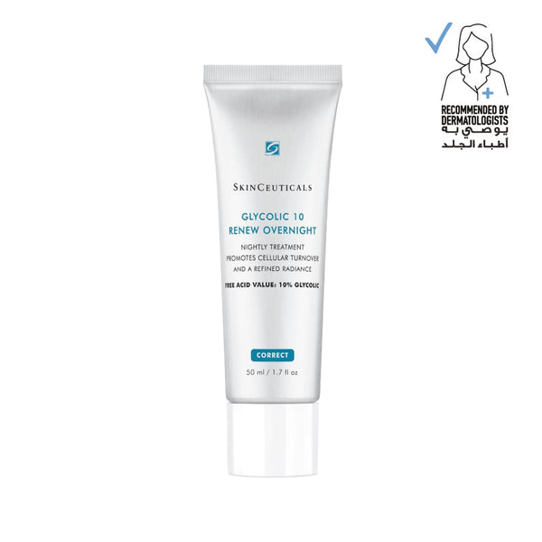 SkinCeuticals Glycolic 10 Renew Overnight Night Cream 10% Glycolic Acid 50ml