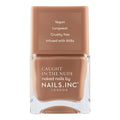 Nails Inc Caught In The Nude Nail Polish AHA-Infused Natural Finish Maldives Beach Tan Nude