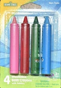 Sesame Street 4 Count Washable Bath Crayons