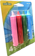 Sesame Street 4 Count Washable Bath Crayons
