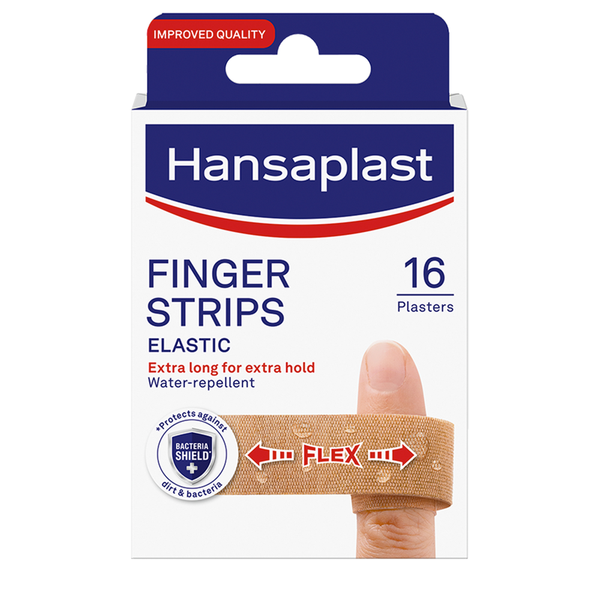 Hansaplast Flexible Finger Strips Water-Resistant Wound Protection