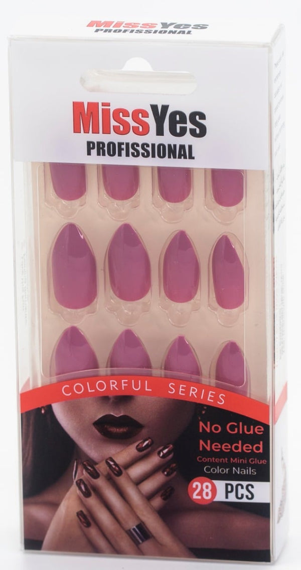 Miss Yes Artificial Nails YS054 Natural Design Easy Application