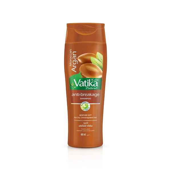 Dabur Vatika Argan Shampoo Liquid Silicone-Free Dry Hair Care 400 ml