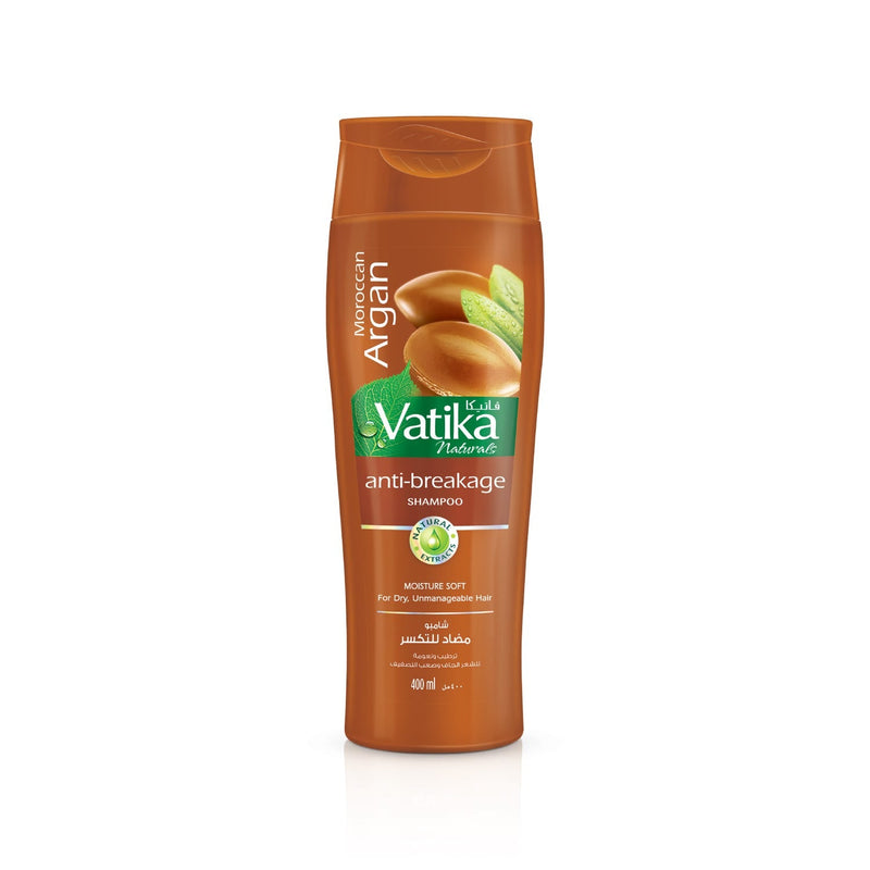 Dabur Vatika Argan Shampoo Liquid Silicone-Free Dry Hair Care 400 ml