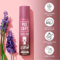 PEE SAFE Toilet Seat Disinfectant Spray Lavender 75ml Travel Size