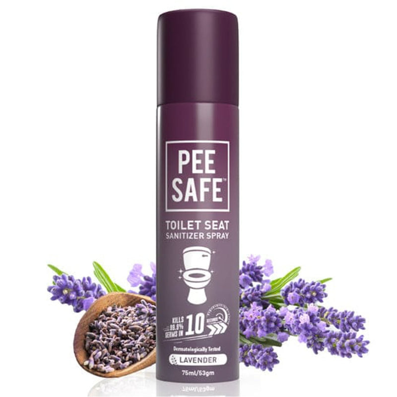 PEE SAFE Toilet Seat Disinfectant Spray Lavender 75ml Travel Size