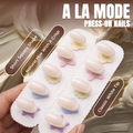 Sally Hansen Salon Effects Press-On Nails A La Mode IV Short Square French Tip 30 Nails
