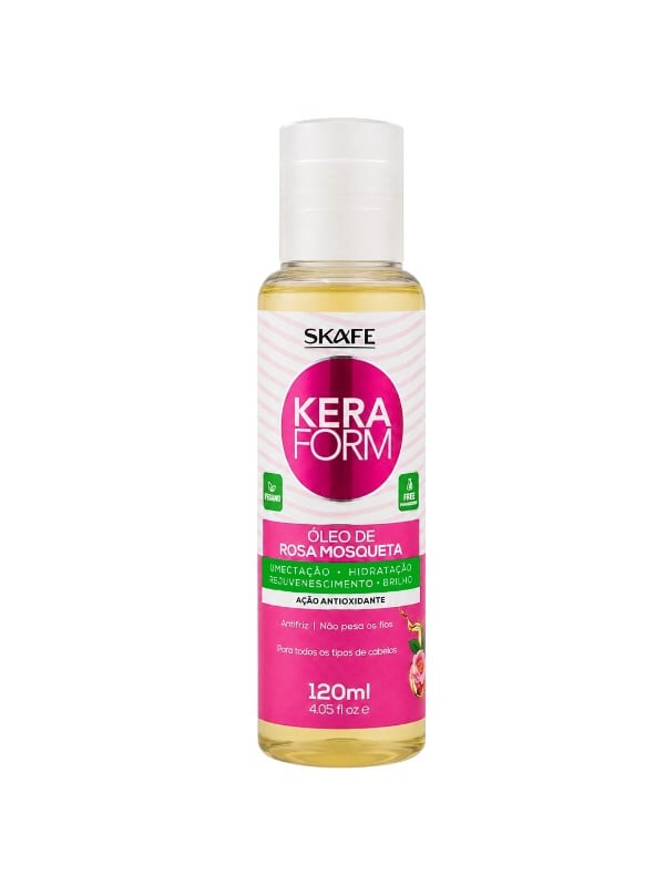 Skafe Keraform Rosehip Hair Oil with Vitamins A, C & E, 120 ml