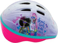 Spartan Barbie Kids Bicycle Helmet, Pink and White, Adjustable Fit, 50-52 cm