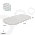 Moon Crib & Bassinet Mattress White