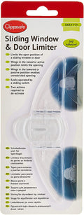 Clippasafe Sliding Door & Window Limiter Self-Adhesive Child Safety Gripper