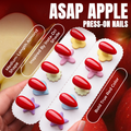 Sally Hansen Salon Effects Press-On Nails 031 ASAP Apple Medium Almond True Red 30 Pack