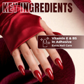 Sally Hansen Salon Effects Press-On Nails 031 ASAP Apple Medium Almond True Red 30 Pack