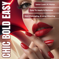 Sally Hansen Salon Effects Press-On Nails 031 ASAP Apple Medium Almond True Red 30 Pack