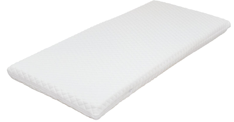 Moon Baby Quilted Crib Mattress Classic Foam White Removable Cover