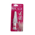 Office Pink Nail Glue Dual Applicator with Dropper and Brush 10ml