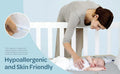 Moon Organic Toddler Crib Mattress Removable Washable Cover 133 x 70 x 10 cm
