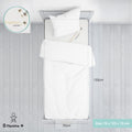 Moon Organic Toddler Crib Mattress Removable Washable Cover 133 x 70 x 10 cm