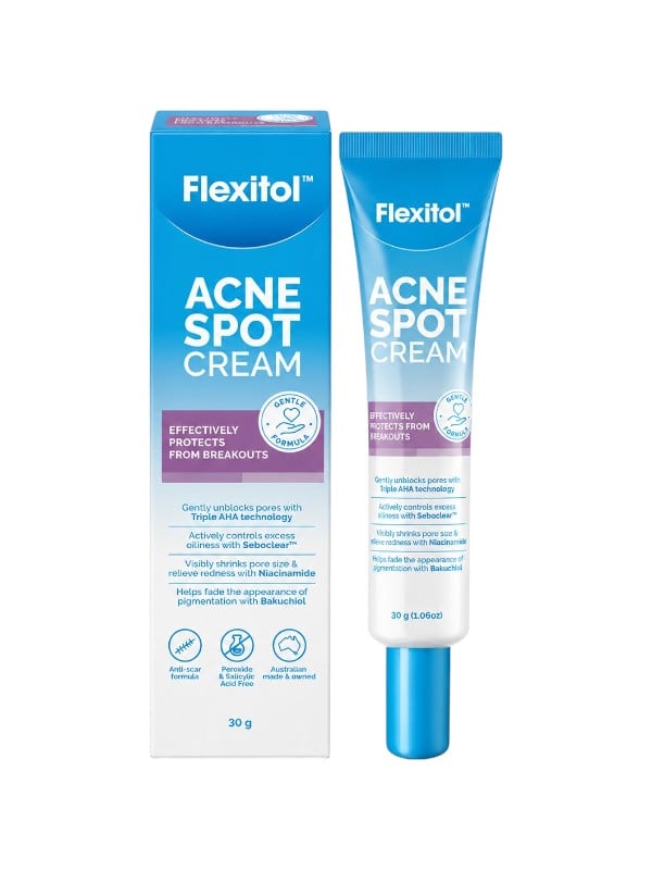 Flexitol Blemish Spot Cream Triple AHA Seboclear Formula 30 g