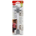 Clippasafe Adjustable Multi-Purpose Cabinet Latch White/Grey