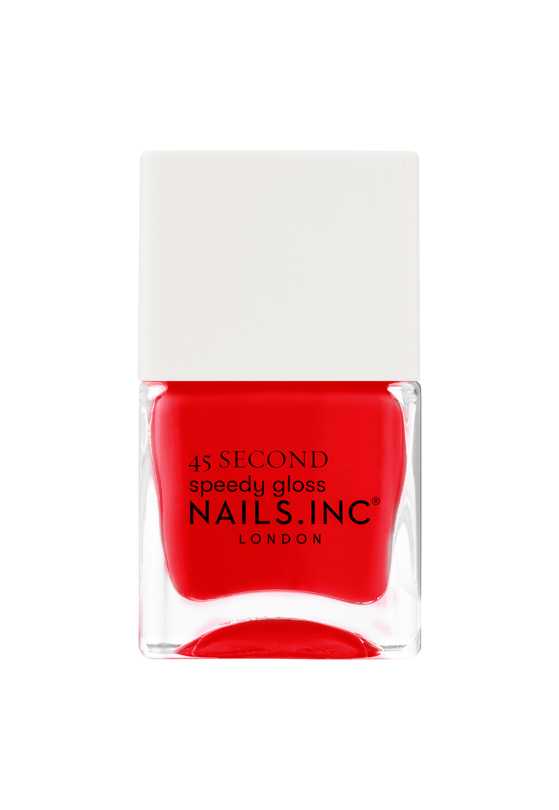 Nails Inc 45 Second Speedy Gloss Nail Polish Tomato Red Paddington Peace Out J5335