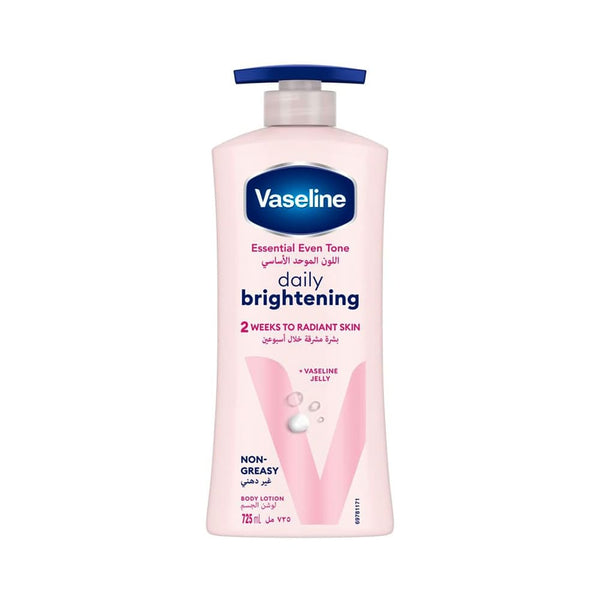 Vaseline Essential Even Tone Body Lotion, Brightening Vitamin B3, UV Protection, 725 ml