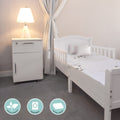 Moon Organic Toddler Crib & Bed Mattress Breathable Hypoallergenic 140 x 70 x 10 cm