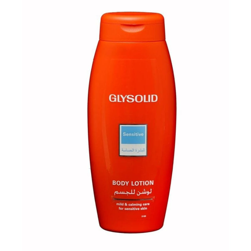 Glysolid Body Lotion Sensi 250, Gentle Hydrating Lotion with Glycerin and Aloe Vera, 250 ml