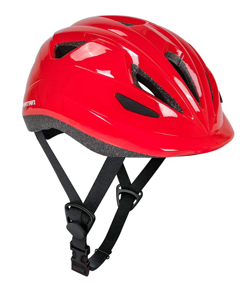 Spartan Kids In-Mold Bicycle Helmet Red Size S