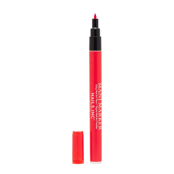 Nails Inc Mani Marker Nail Art Pen Polish, Kale Lipstick Red