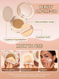 Sheglam Lock & Go Cushion Foundation Soft Matte Nude