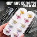 Sally Hansen Salon Effects Press-On False Nails, Only Have Ice For You, Medium Almond