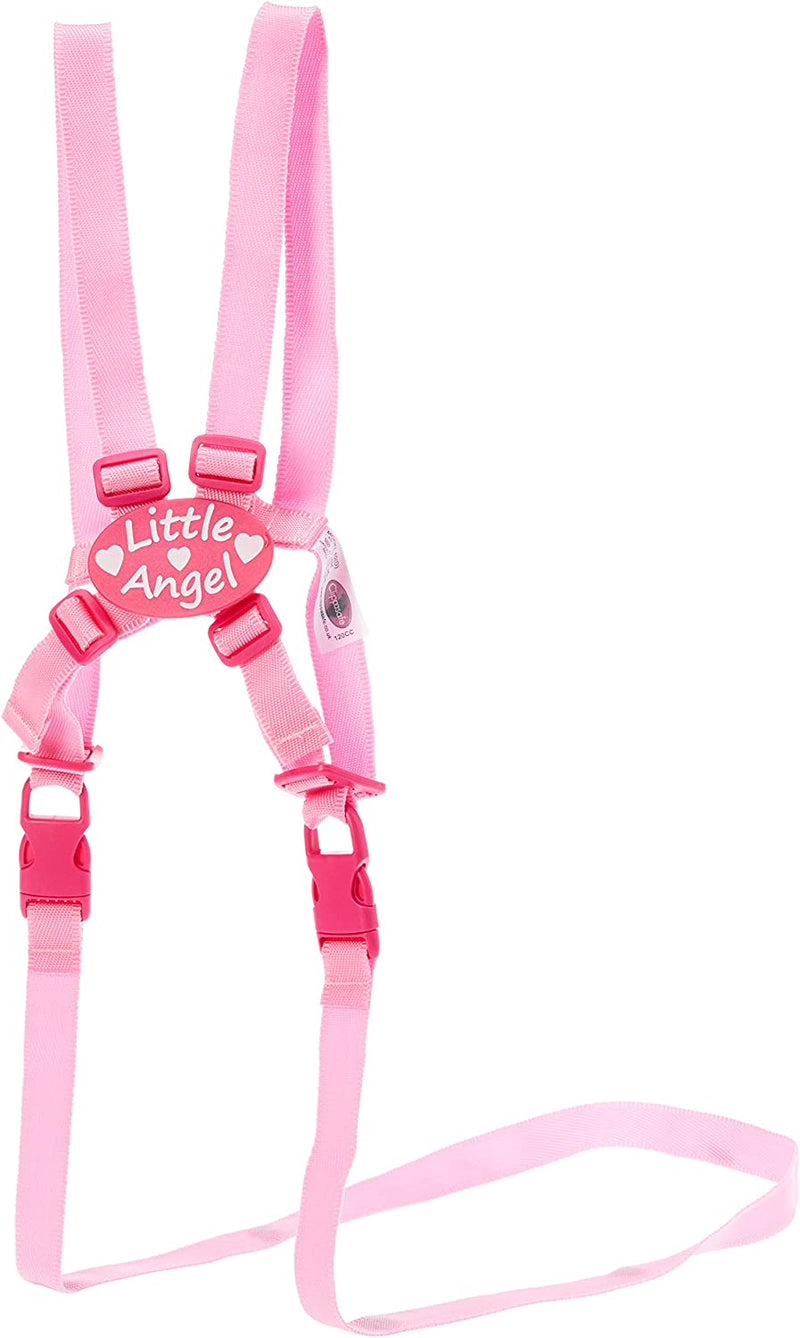 Clippasafe Little Angel Baby Walking Harness and Reins, Pink, Adjustable